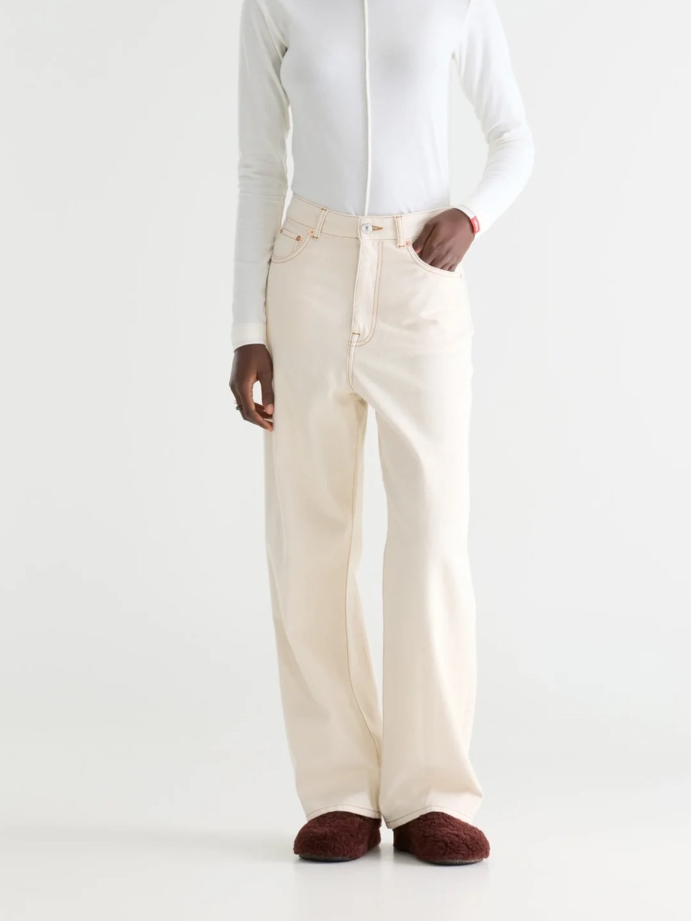 Bellerose Denim N. 61 - Wide ecru jeans